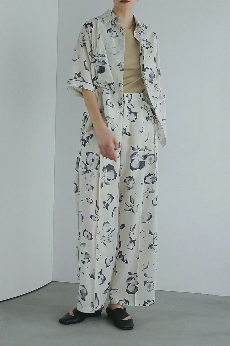 MANOF(マノフ) BLURRED FLOWER SHIRTS フラワーシャツ 89122-4012