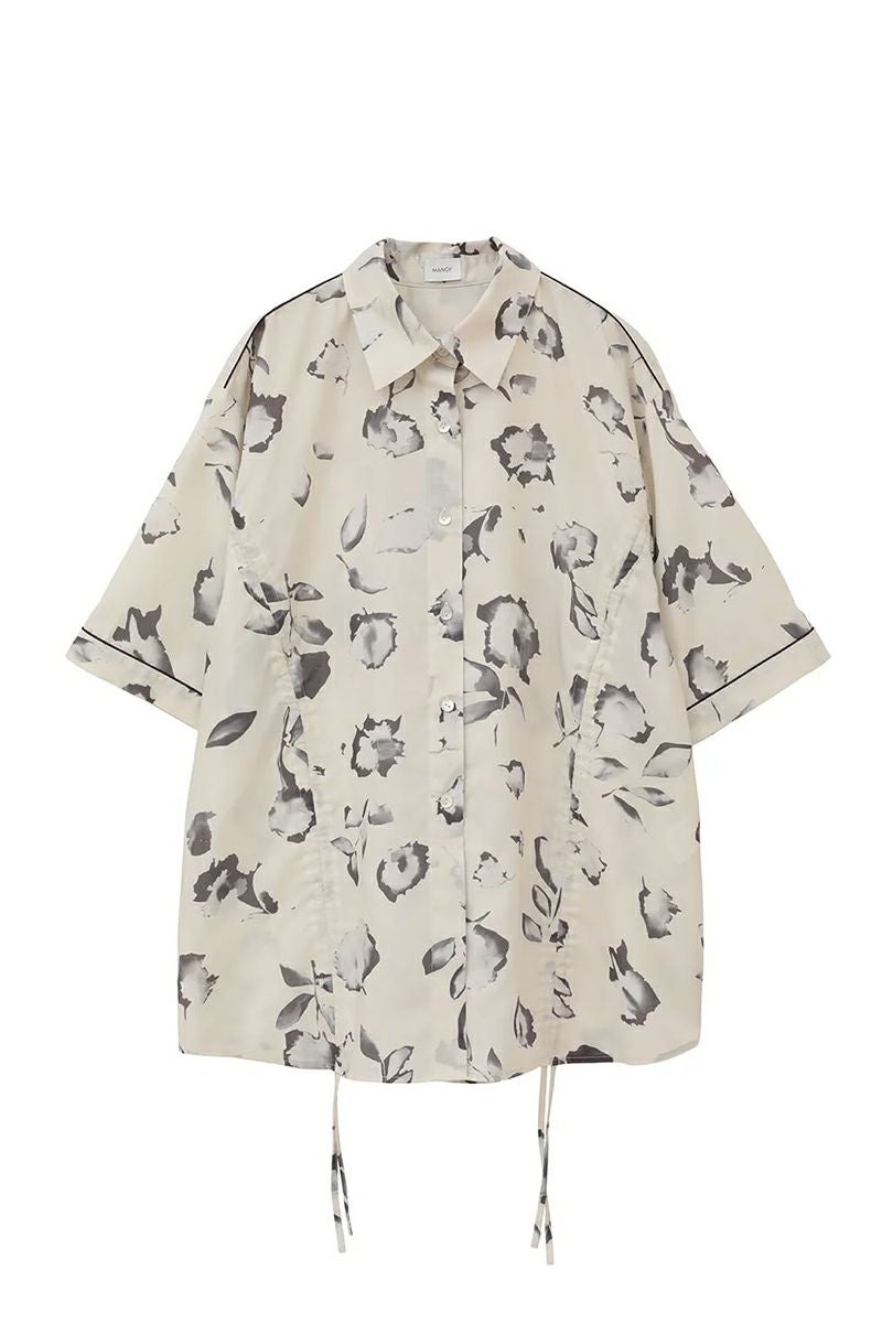 MANOF(マノフ) BLURRED FLOWER SHIRTS フラワーシャツ 89122-4012
