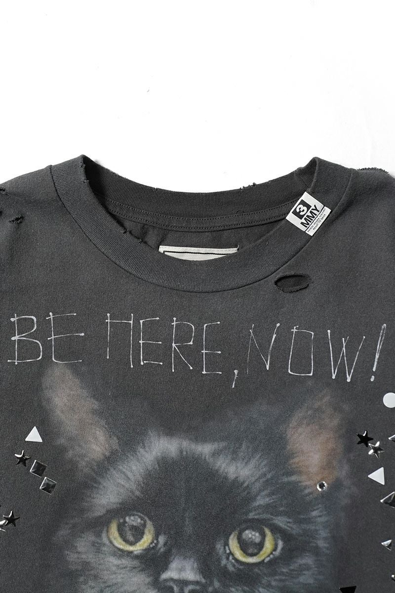 Maison MIHARA YASUHIRO(メゾン ミハラヤスヒロ)EMBELLISHED DISTRESSED TEE エンベルイッシュドディストレストTシャツ J15TS752