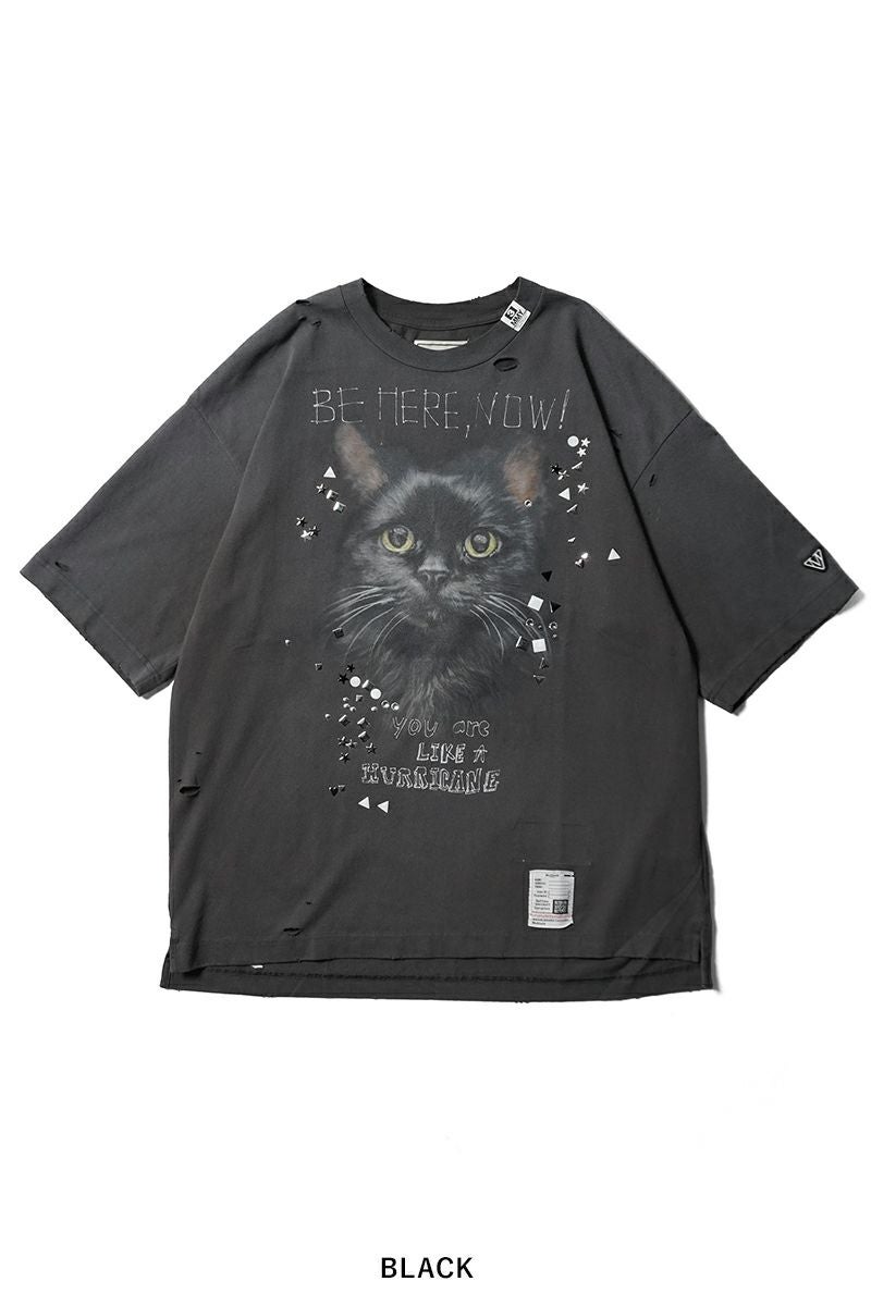 Maison MIHARA YASUHIRO(メゾン ミハラヤスヒロ)EMBELLISHED DISTRESSED TEE エンベルイッシュドディストレストTシャツ J15TS752