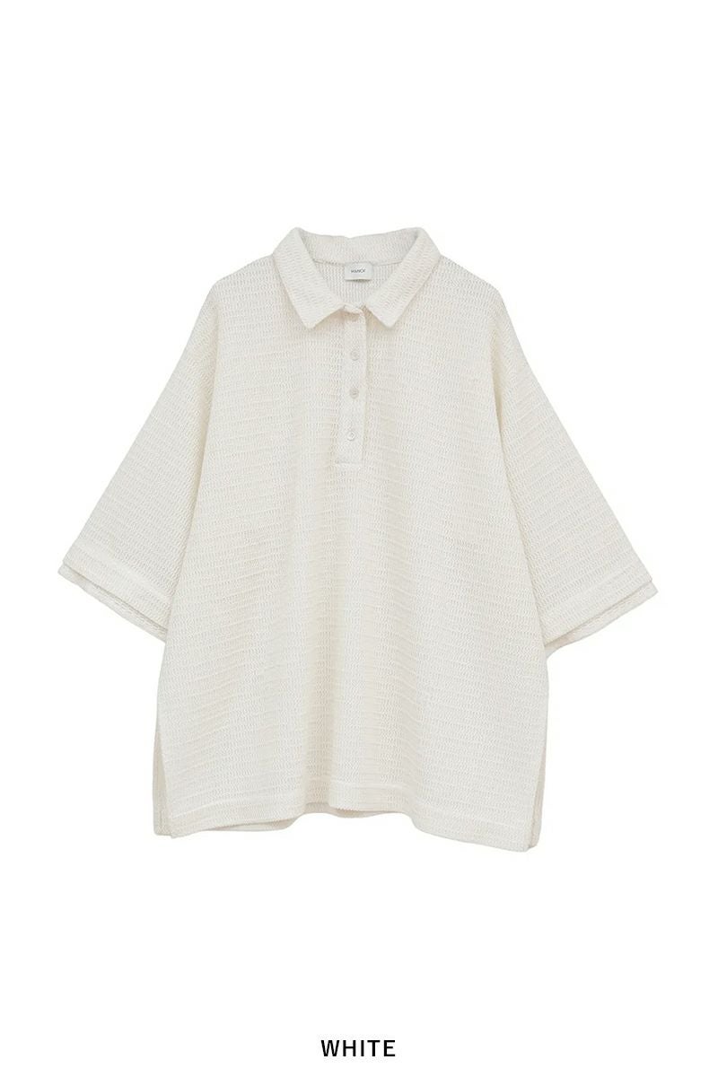 MANOF(マノフ) MESH POLO SHIRTS メッシュポロシャツ 89105-1242