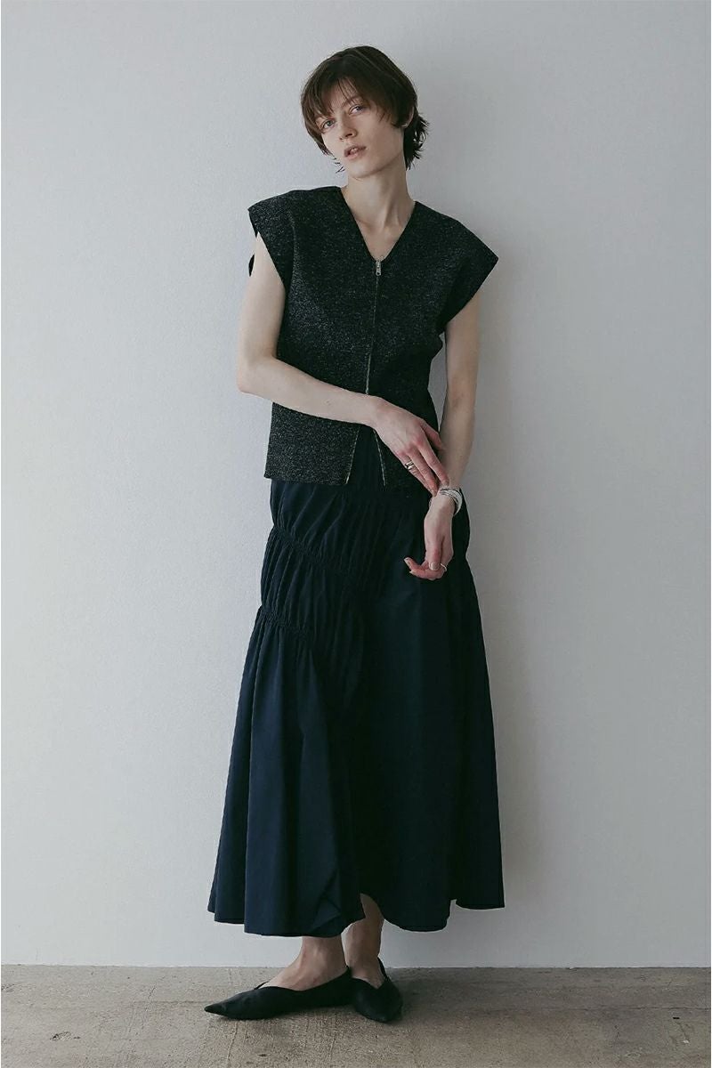 MANOF(マノフ) ZIP UP KNIT TOPS ジップアップニットトップス 89106-2182