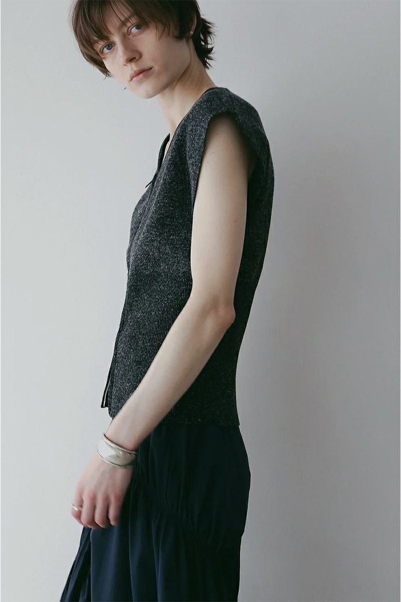 MANOF(マノフ) ZIP UP KNIT TOPS ジップアップニットトップス 89106-2182