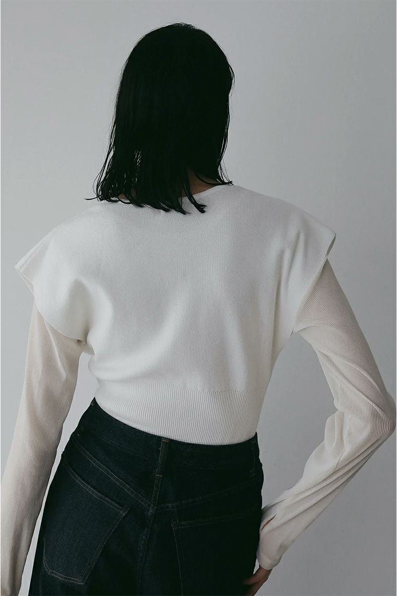 MANOF(マノフ) ZIP UP KNIT TOPS ジップアップニットトップス 89106-2182