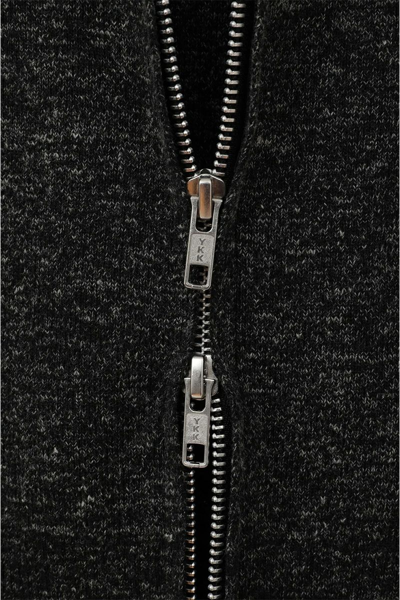 MANOF(マノフ) ZIP UP KNIT TOPS ジップアップニットトップス 89106-2182