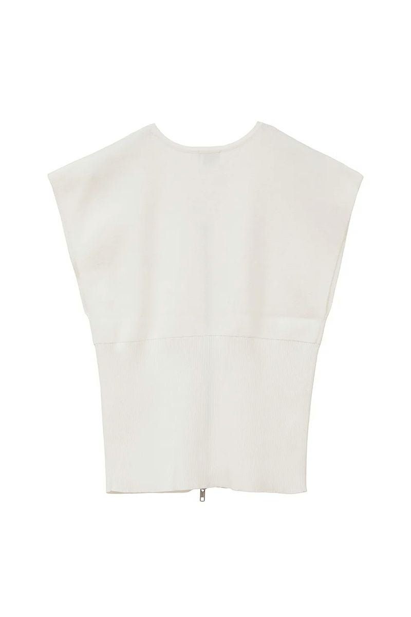 MANOF(マノフ) ZIP UP KNIT TOPS ジップアップニットトップス 89106-2182