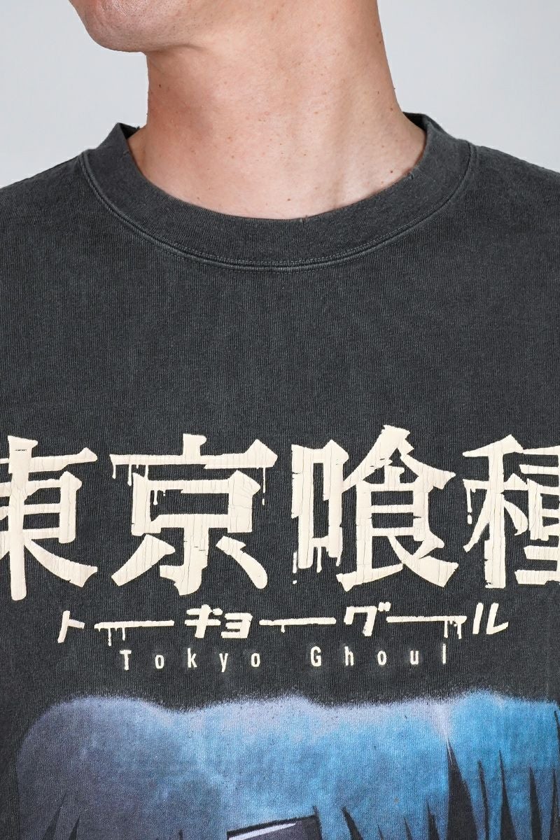 THE SUGAR PUNCH(シュガーパンチ) SS T-Shirt(KANEKI MASK) 半袖Tシャツ 東京喰種トーキョーグール 金木研 カネキ TTGM25SM001