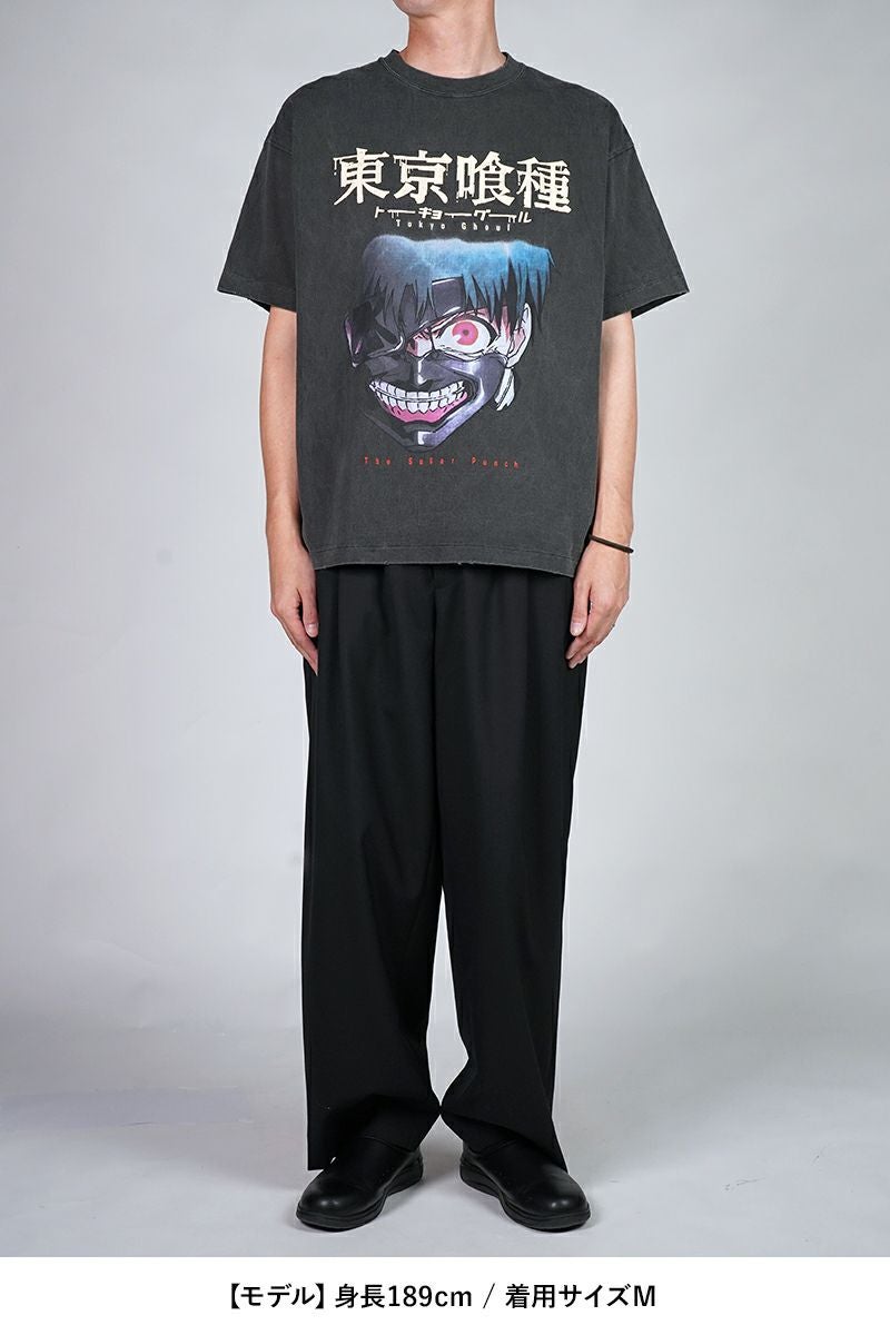 THE SUGAR PUNCH(シュガーパンチ) SS T-Shirt(KANEKI MASK) 半袖Tシャツ 東京喰種トーキョーグール 金木研 カネキ TTGM25SM001