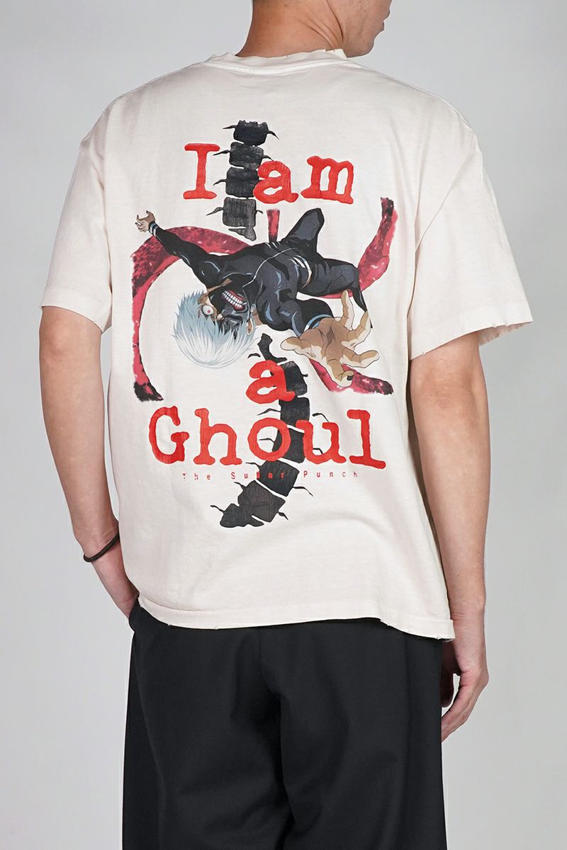 THE SUGAR PUNCH(シュガーパンチ) SS T-Shirt(KANEKI BACK BORN) 半袖Tシャツ 東京喰種トーキョーグール 金木研 カネキ TTGM25SM004