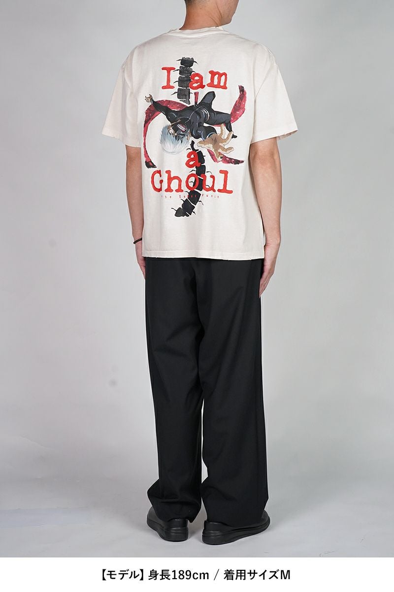 THE SUGAR PUNCH(シュガーパンチ) SS T-Shirt(KANEKI BACK BORN) 半袖Tシャツ 東京喰種トーキョーグール 金木研 カネキ TTGM25SM004