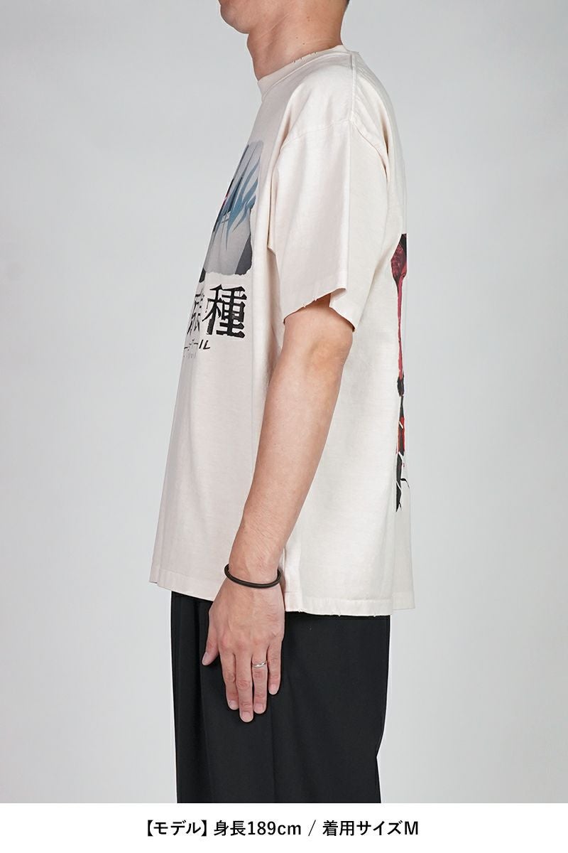 THE SUGAR PUNCH(シュガーパンチ) SS T-Shirt(KANEKI BACK BORN) 半袖Tシャツ 東京喰種トーキョーグール 金木研 カネキ TTGM25SM004