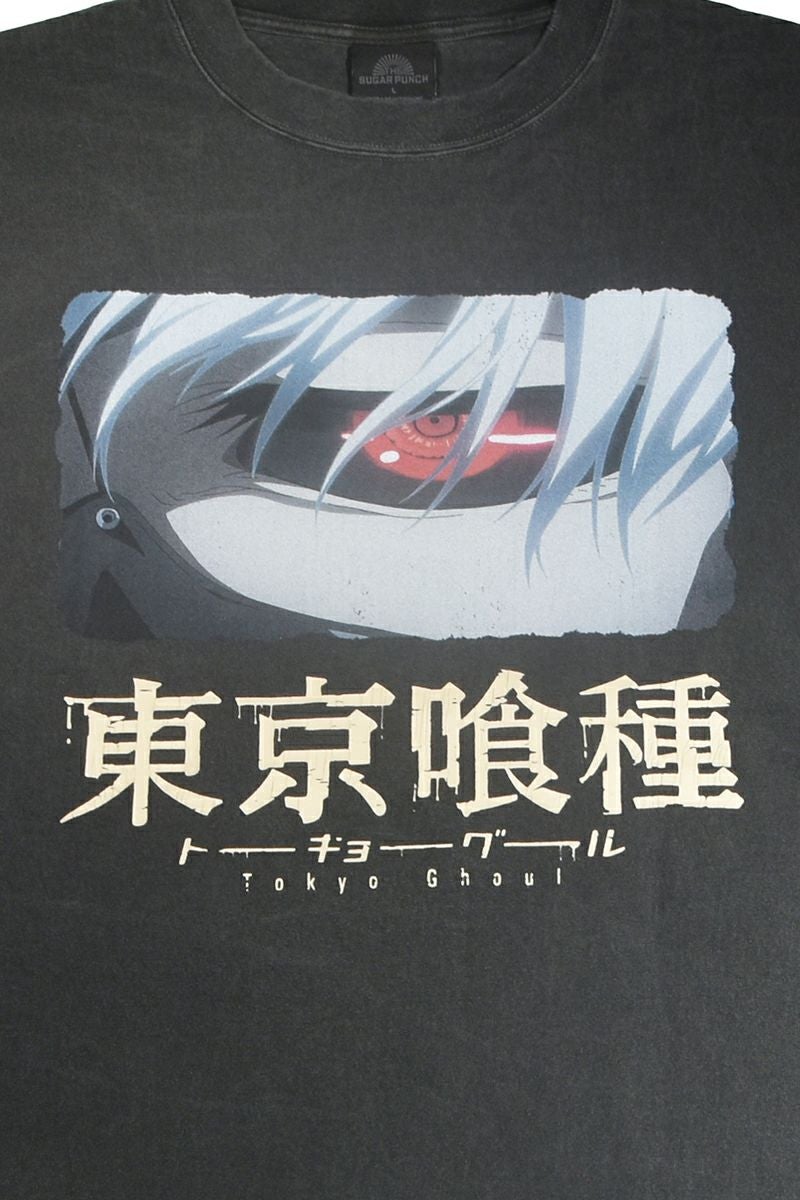 THE SUGAR PUNCH(シュガーパンチ) SS T-Shirt(KANEKI BACK BORN) 半袖Tシャツ 東京喰種トーキョーグール 金木研 カネキ TTGM25SM004