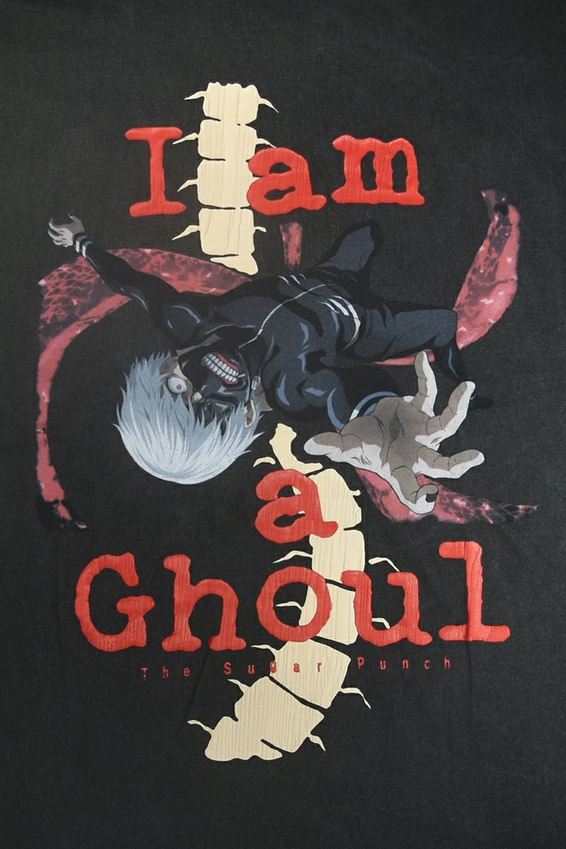 THE SUGAR PUNCH(シュガーパンチ) SS T-Shirt(KANEKI BACK BORN) 半袖Tシャツ 東京喰種トーキョーグール 金木研 カネキ TTGM25SM004