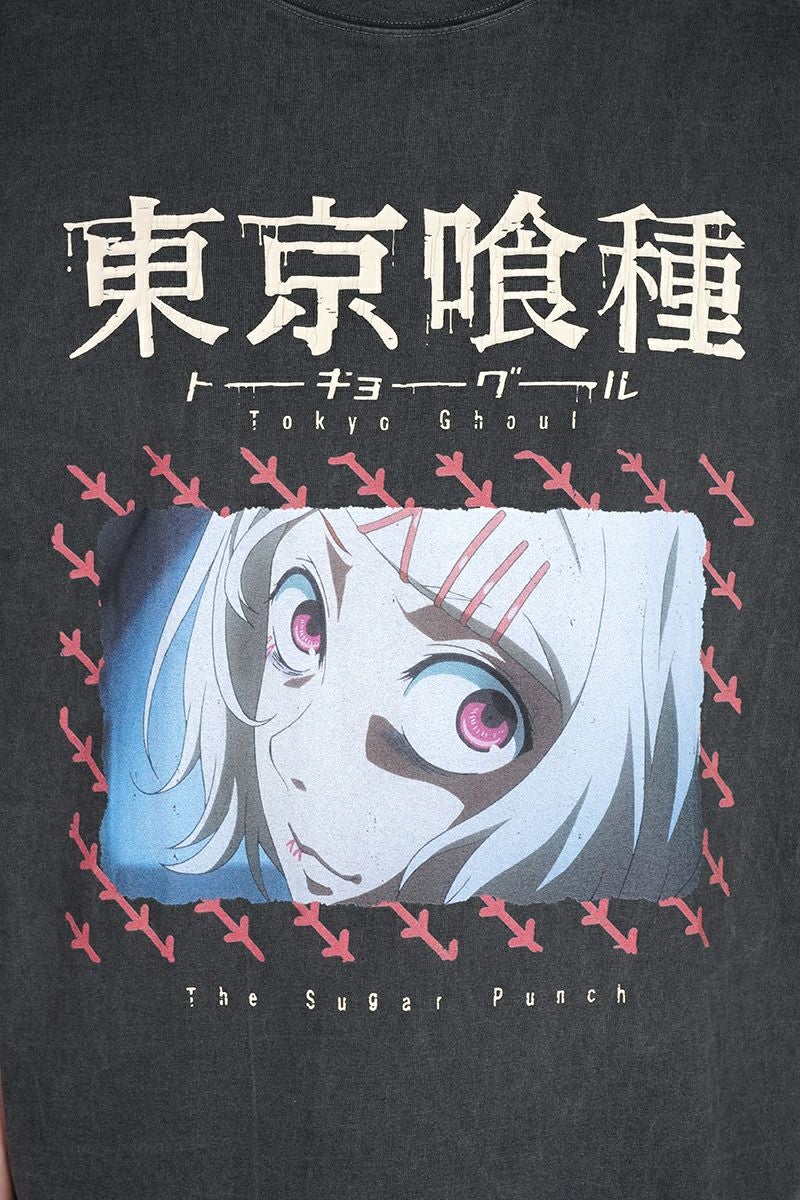 THE SUGAR PUNCH(シュガーパンチ) SS T-Shirt(JUZO) 半袖Tシャツ 東京喰種トーキョーグール 鈴屋什造 じゅうぞう TTGM25SM009