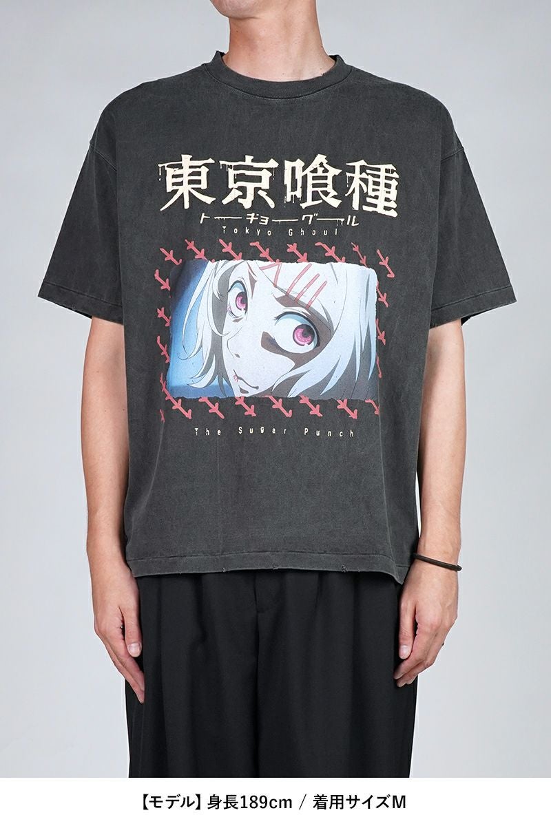 THE SUGAR PUNCH(シュガーパンチ) SS T-Shirt(JUZO) 半袖Tシャツ 東京喰種トーキョーグール 鈴屋什造 じゅうぞう TTGM25SM009