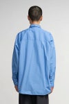 Graphpaper(グラフペーパー) Broad L/S Oversized Regular Collar Shirt ブロード長袖オーバーサイズレギュラーカラーシャツ GM253-50001B