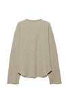 UNUSED(アンユーズド) Long-sleeve waffle T-shirt 長袖ワッフルTシャツ US2523