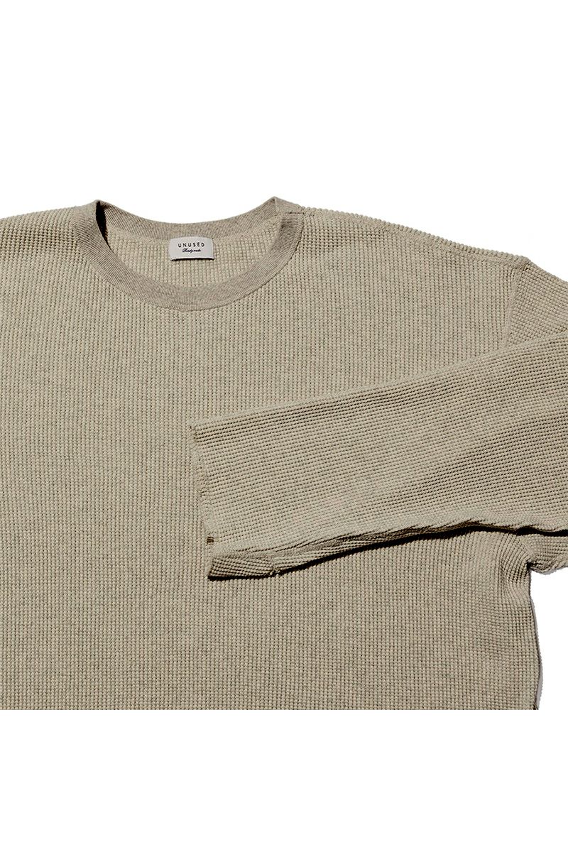 UNUSED(アンユーズド) | UNUSED(アンユーズド)Long-sleeve waffle T