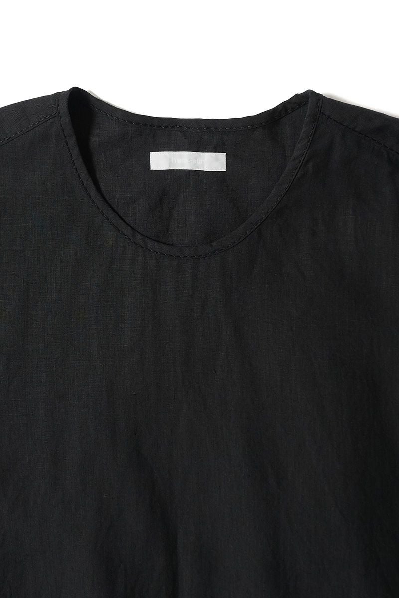 homspun(ホームスパン) リネンバイオ半袖プルオーバーワンピース 1642