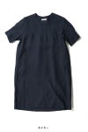 homspun(ホームスパン) リネンバイオ半袖プルオーバーワンピース 1642