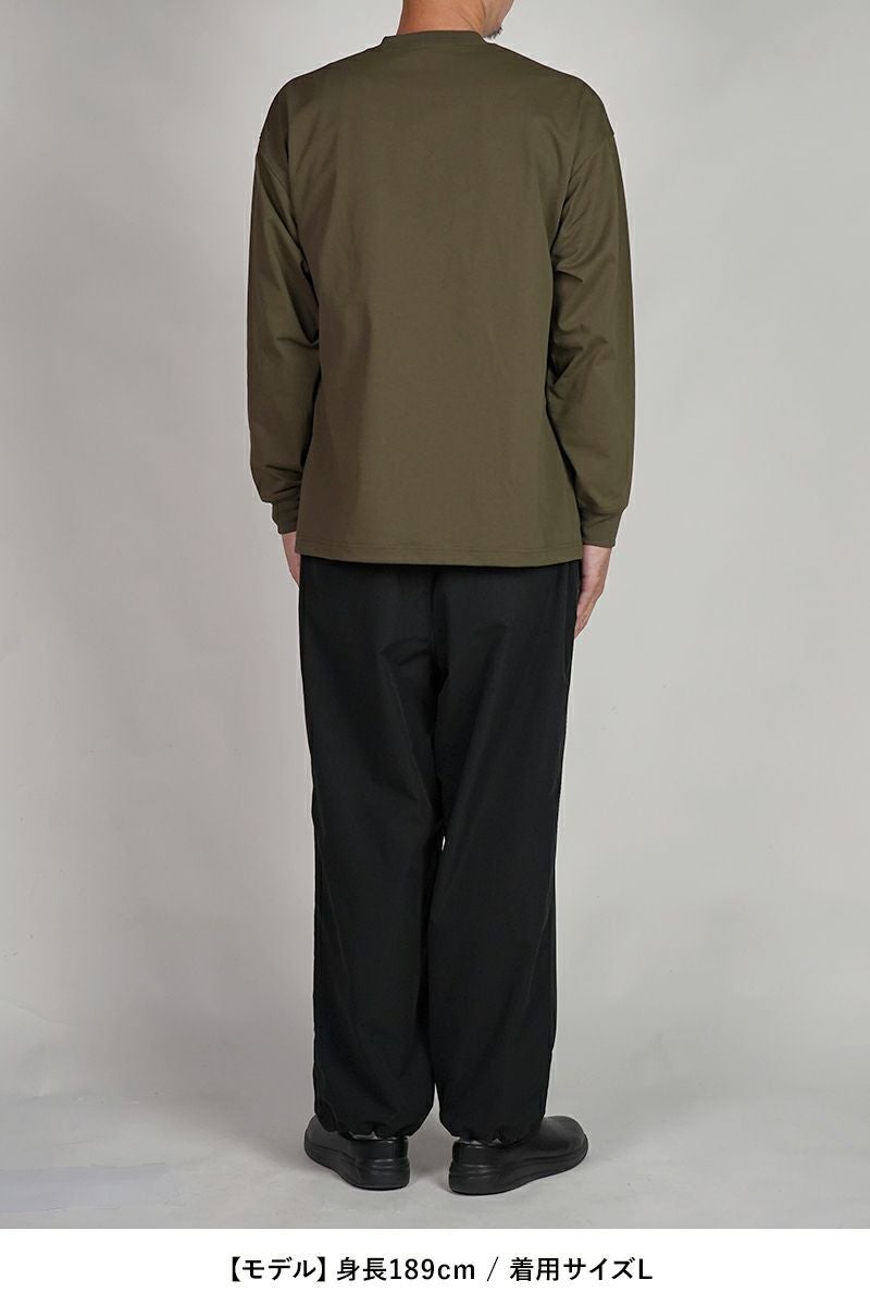 DAIWA PIER 39(ダイワピア39) TECH DRAWSTRING TEE L/S テックドローストリング長袖Tシャツ BE-31025W