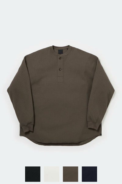 DAIWA PIER 39(ダイワピア39) TECH THERMAL HENLEY L/S テックサーマルヘンリネック長袖Tシャツ BE-33025W