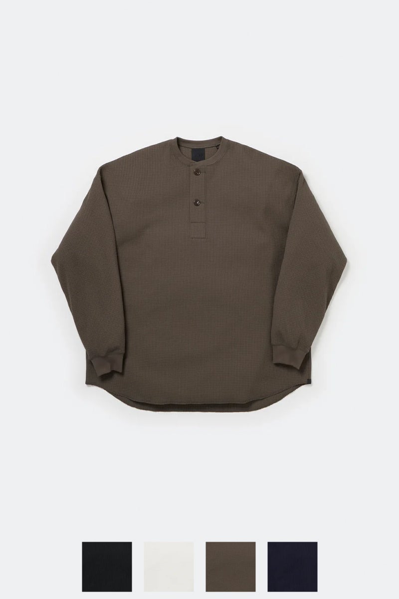 DAIWA PIER 39(ダイワピア39) TECH THERMAL HENLEY L/S テックサーマルヘンリネック長袖Tシャツ BE-33025W