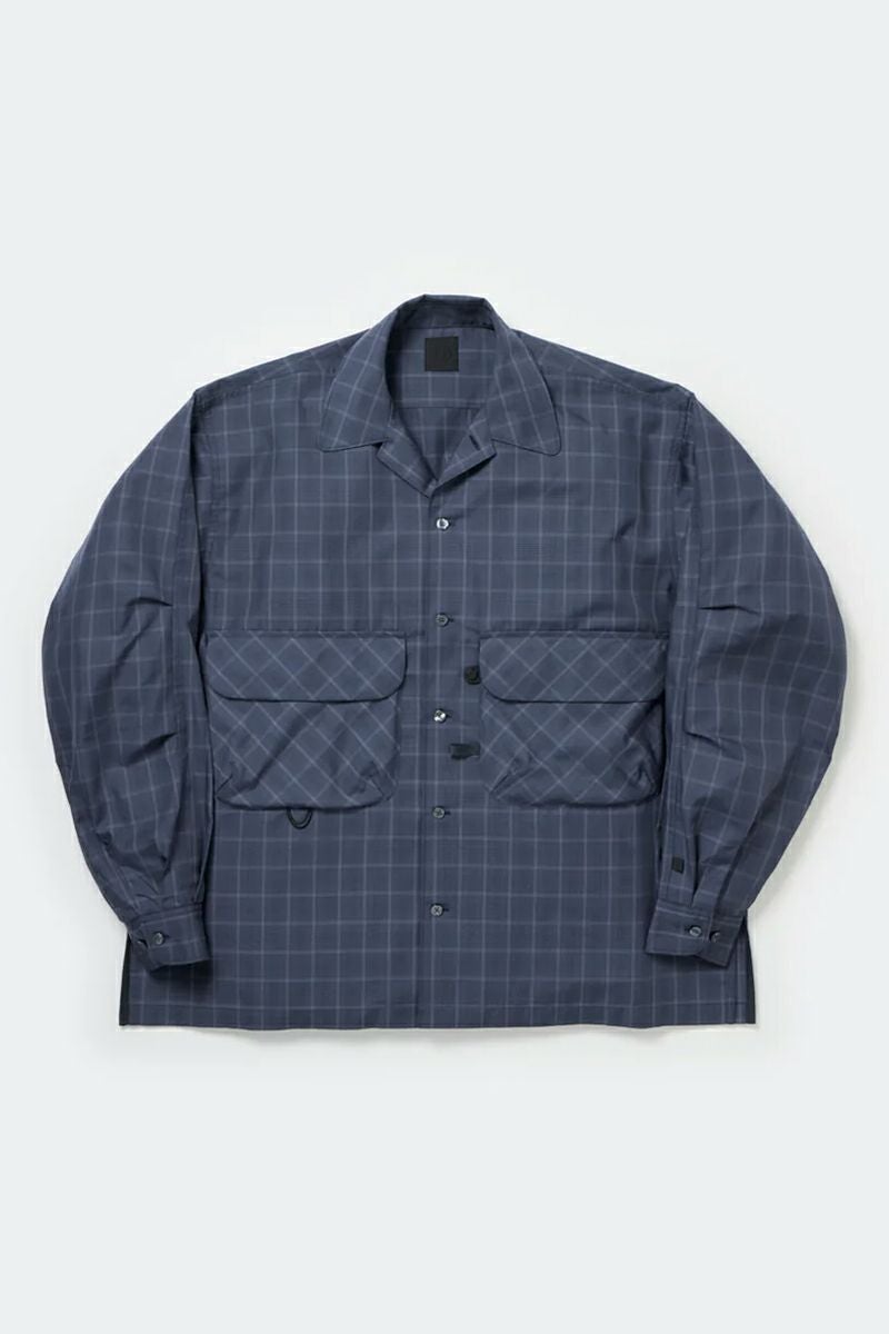 DAIWA PIER 39(ダイワピア39) TECH SPORTS OPEN COLLAR SHIRT L/S NOVA CHECK テック スポーツ オープンカラー ノバチェック 長袖シャツ BE-81025W