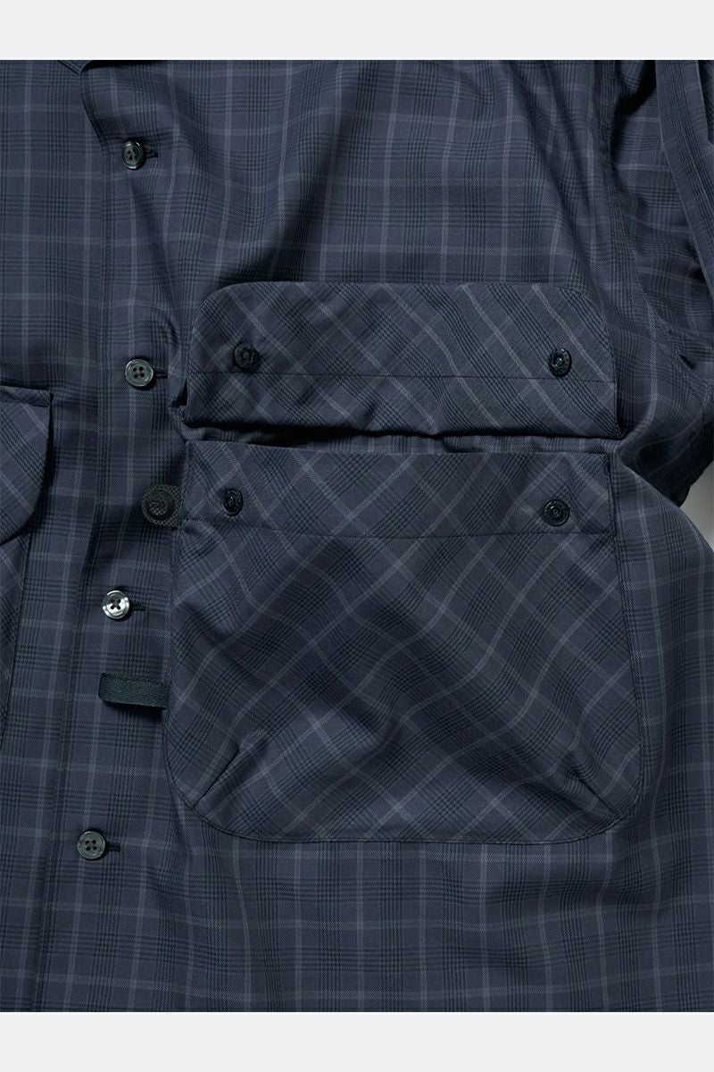 DAIWA PIER 39(ダイワピア39) TECH SPORTS OPEN COLLAR SHIRT L/S NOVA CHECK テック スポーツ オープンカラー ノバチェック 長袖シャツ BE-81025W