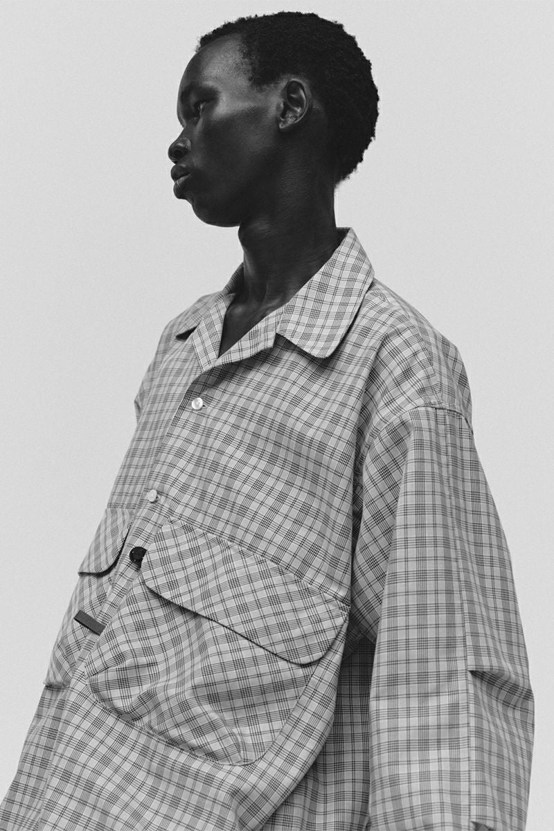 DAIWA PIER 39(ダイワピア39) TECH SPORTS OPEN COLLAR SHIRT L/S NOVA CHECK テック スポーツ オープンカラー ノバチェック 長袖シャツ BE-81025W