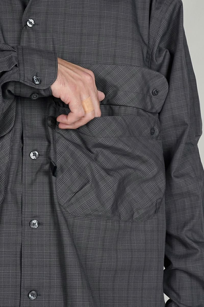 DAIWA PIER 39(ダイワピア39) TECH SPORTS OPEN COLLAR SHIRT L/S NOVA CHECK テック スポーツ オープンカラー ノバチェック 長袖シャツ BE-81025W