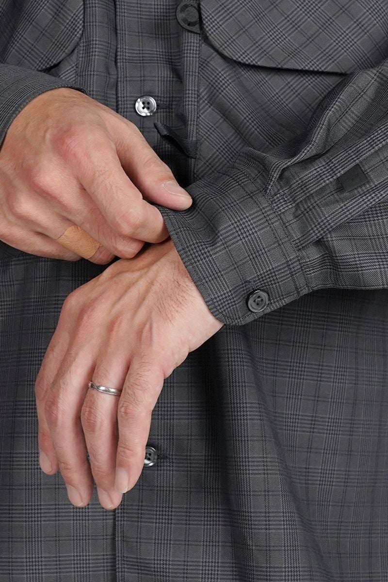 DAIWA PIER 39(ダイワピア39) TECH SPORTS OPEN COLLAR SHIRT L/S NOVA CHECK テック スポーツ オープンカラー ノバチェック 長袖シャツ BE-81025W