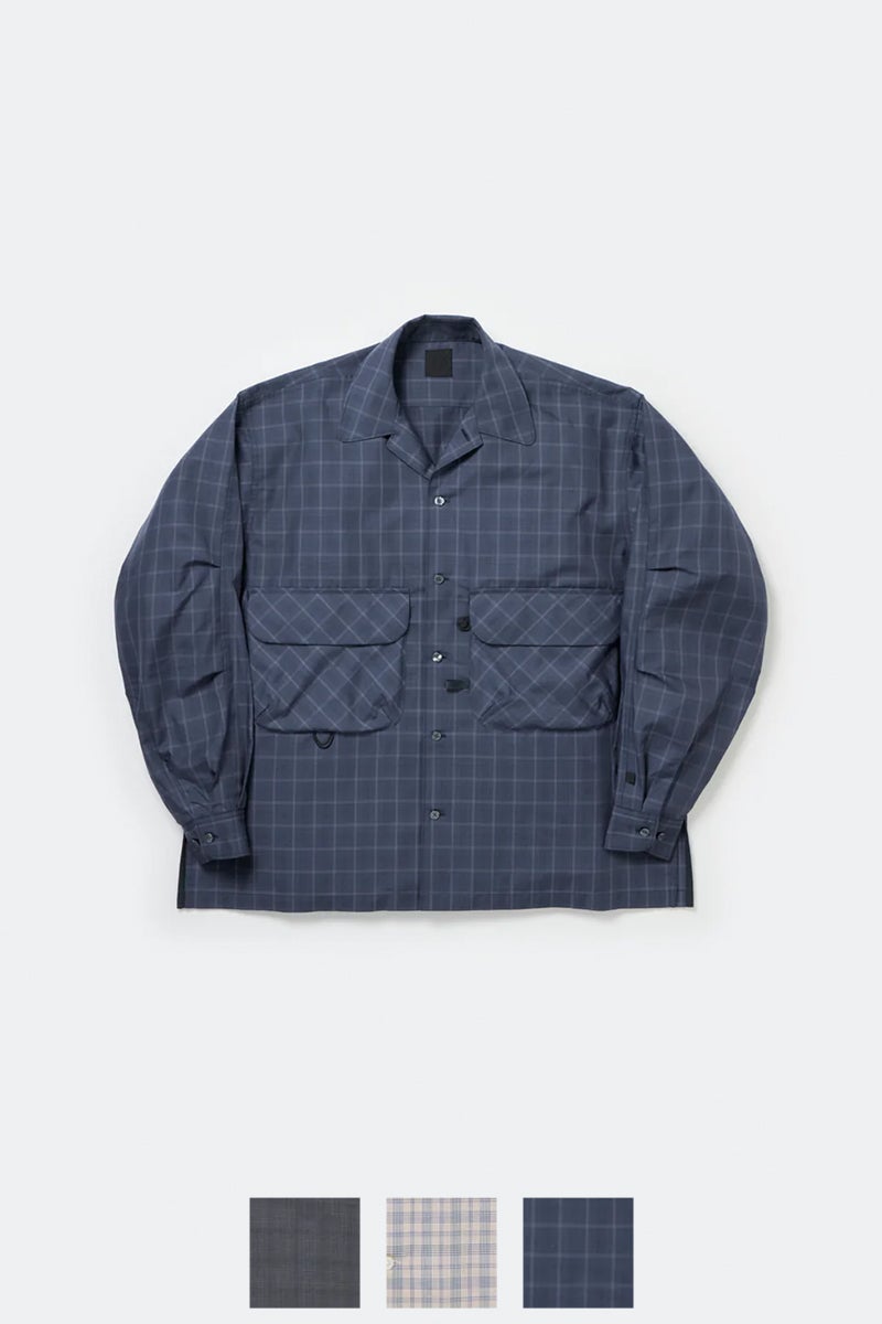 DAIWA PIER 39(ダイワピア39) W's TECH SPORTS OPEN COLLAR SHIRT L/S NOVA CHECK ウィメンズ テック スポーツ オープンカラー ノバチェック 長袖シャツ BE-81025WL