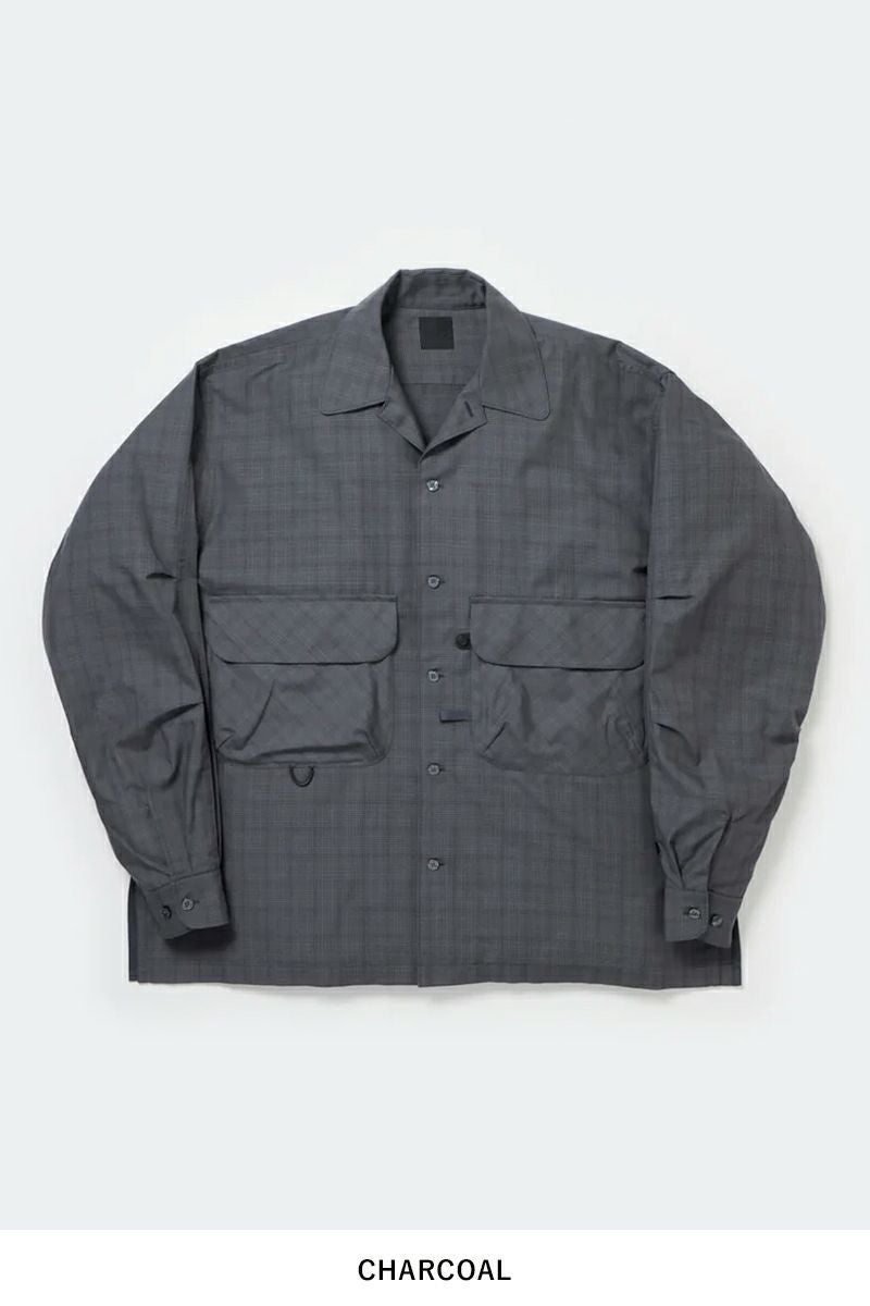 DAIWA PIER 39(ダイワピア39) W's TECH SPORTS OPEN COLLAR SHIRT L/S NOVA CHECK ウィメンズ テック スポーツ オープンカラー ノバチェック 長袖シャツ BE-81025WL