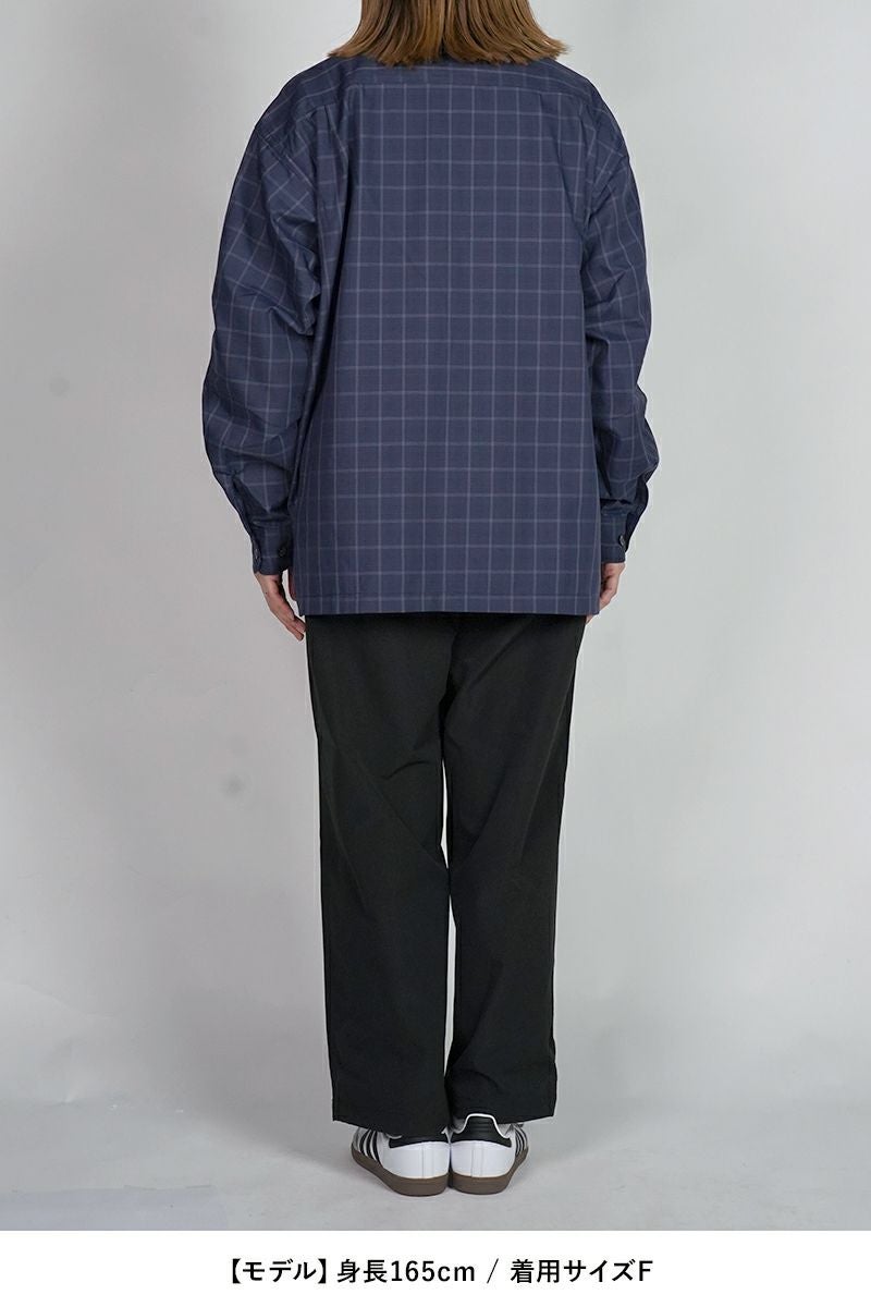 DAIWA PIER 39(ダイワピア39) W's TECH SPORTS OPEN COLLAR SHIRT L/S NOVA CHECK ウィメンズ テック スポーツ オープンカラー ノバチェック 長袖シャツ BE-81025WL