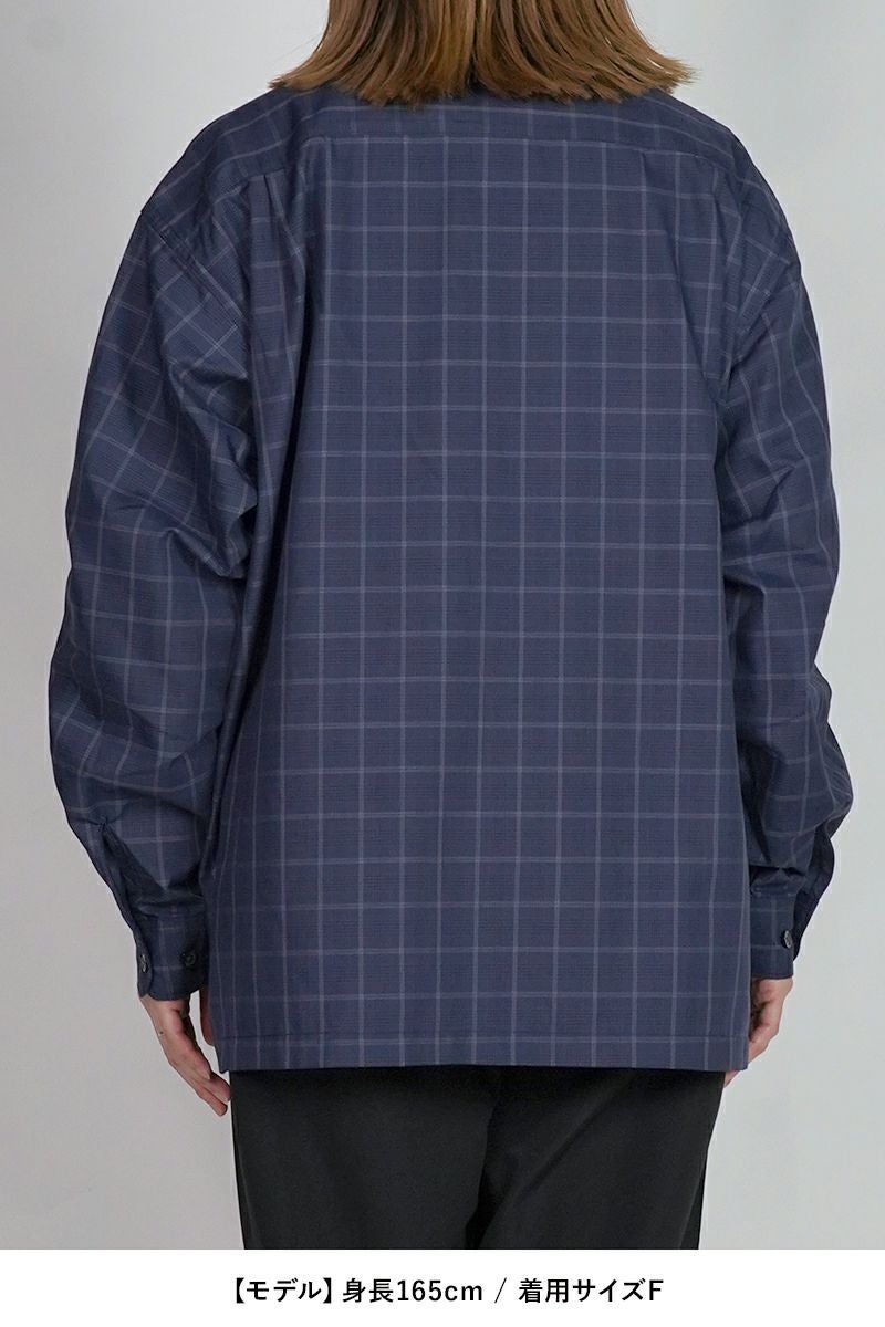 DAIWA PIER 39(ダイワピア39) W's TECH SPORTS OPEN COLLAR SHIRT L/S NOVA CHECK ウィメンズ テック スポーツ オープンカラー ノバチェック 長袖シャツ BE-81025WL