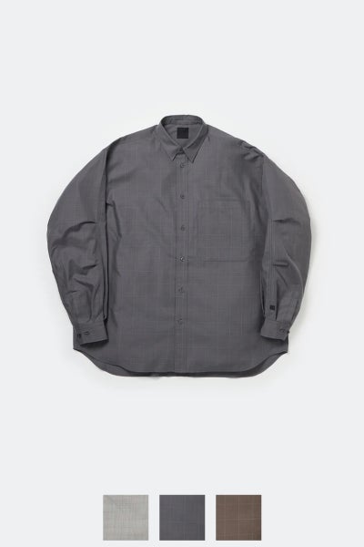DAIWA PIER 39(ダイワピア39) TECH REGULAR COLLAR SHIRT L/S GLEN CHECK テック レギュラーカラー グレンチェック 長袖シャツ BE-82025W