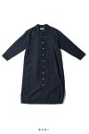 homspun(ホームスパン) リネンバイオ長袖シャツワンピース 1641