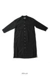 homspun(ホームスパン) リネンバイオ長袖シャツワンピース 1641