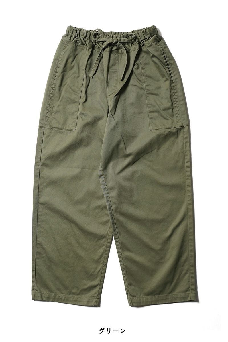 homspun(ホームスパン) 高密度ウェポンギャザーパンツ　3357