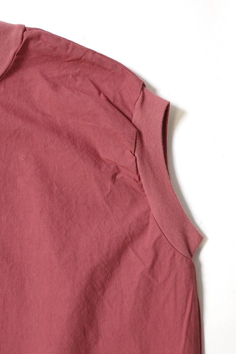 homspun(ホームスパン)  コンパクトウェザー ノースリーブブラウス 5743