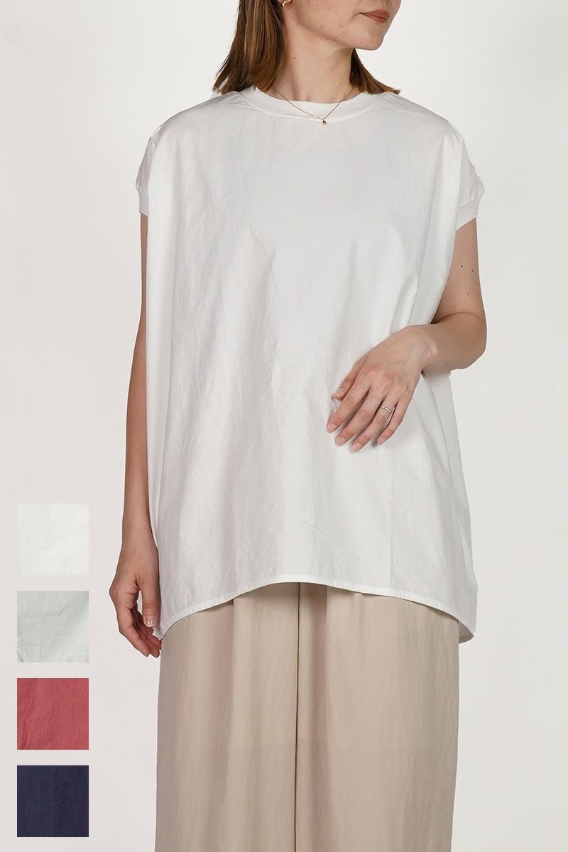 homspun(ホームスパン) コンパクトウェザー　ビッグノースリーブブラウス 5744