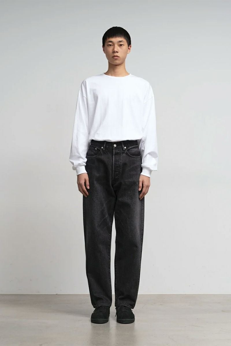 Graphpaper(グラフペーパー) Selvage Denim Five Pocket Tapered Pants -DARK FADE- セルヴィッチデニムファイブポケットテーパードパンツ ダークフェード GU253-40058DB