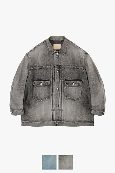 Graphpaper(グラフペーパー) Selvage Denim Jacket -LIGHT FADE- セルヴィッチデニムジャケット ライトフェード GM253-20054LB