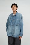 Graphpaper(グラフペーパー) Selvage Denim Jacket -LIGHT FADE- セルヴィッチデニムジャケット ライトフェード GM253-20054LB