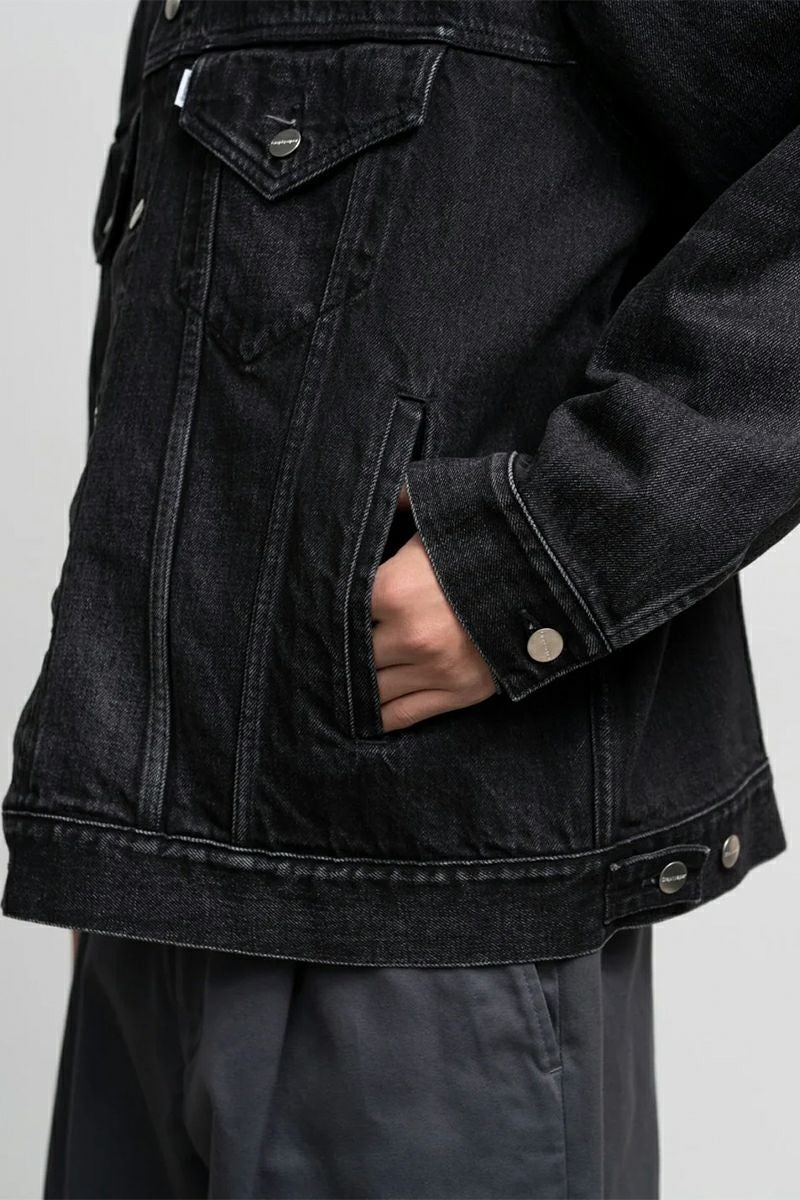 Graphpaper(グラフペーパー) Selvage Denim Trucker Jacket -DARK FADE- セルヴィッチデニムトラッカージャケット ダークフェード GM253-20055DB