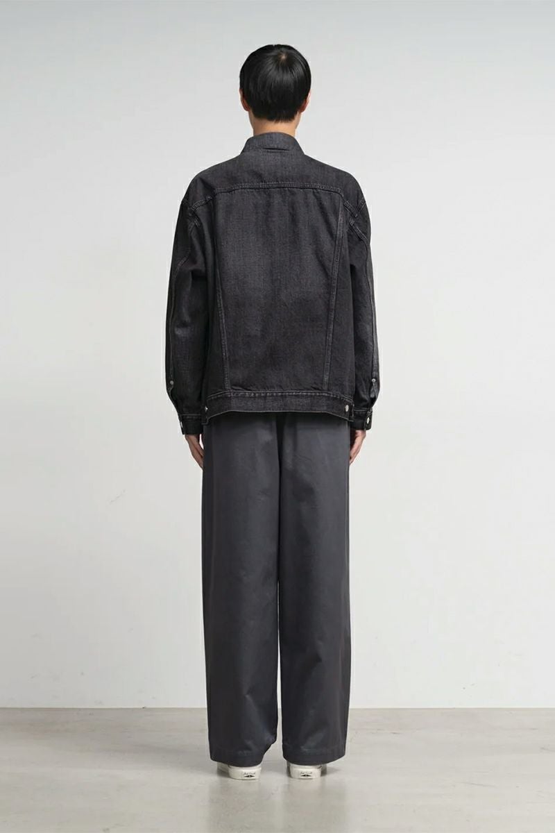 Graphpaper(グラフペーパー) Selvage Denim Trucker Jacket -DARK FADE- セルヴィッチデニムトラッカージャケット ダークフェード GM253-20055DB