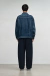 Graphpaper(グラフペーパー) Selvage Denim Trucker Jacket -DARK FADE- セルヴィッチデニムトラッカージャケット ダークフェード GM253-20055DB