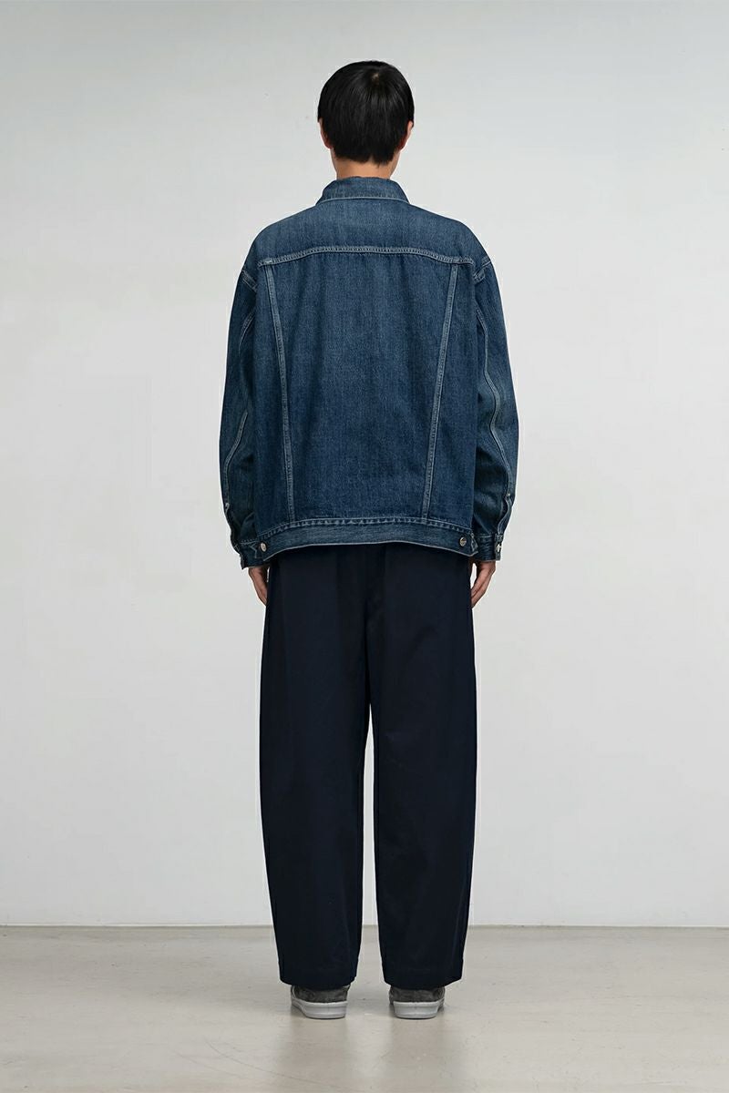Graphpaper(グラフペーパー) Selvage Denim Trucker Jacket -DARK FADE- セルヴィッチデニムトラッカージャケット ダークフェード GM253-20055DB