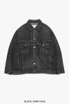Graphpaper(グラフペーパー) Selvage Denim Trucker Jacket -DARK FADE- セルヴィッチデニムトラッカージャケット ダークフェード GM253-20055DB